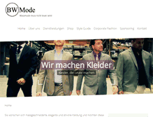 Tablet Screenshot of bw-mode.ch